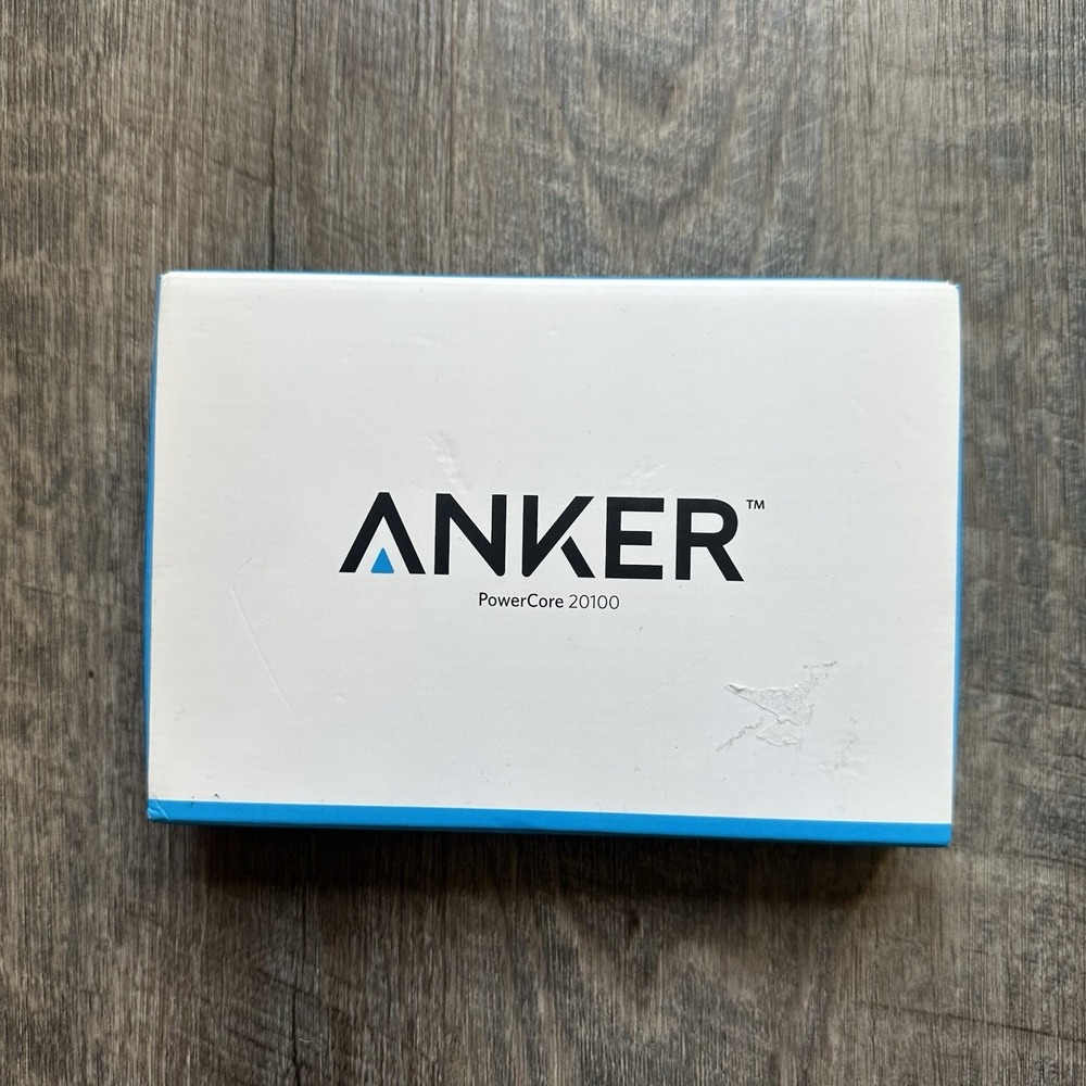 BRAND NEW Anker PowerCore 20100 Power Bank - Black Model A1271 Fast